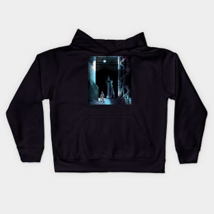 Rocket to the Moon Kids Hoodie